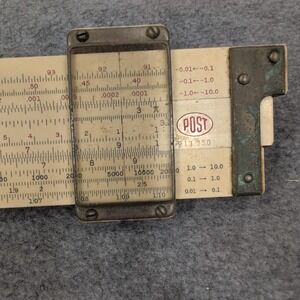 Frederick Post Co Versalog Slide Rule Cat No 1460 Vintage Engineering Math Tool
